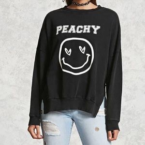 PEACHY Crewneck Forever 21